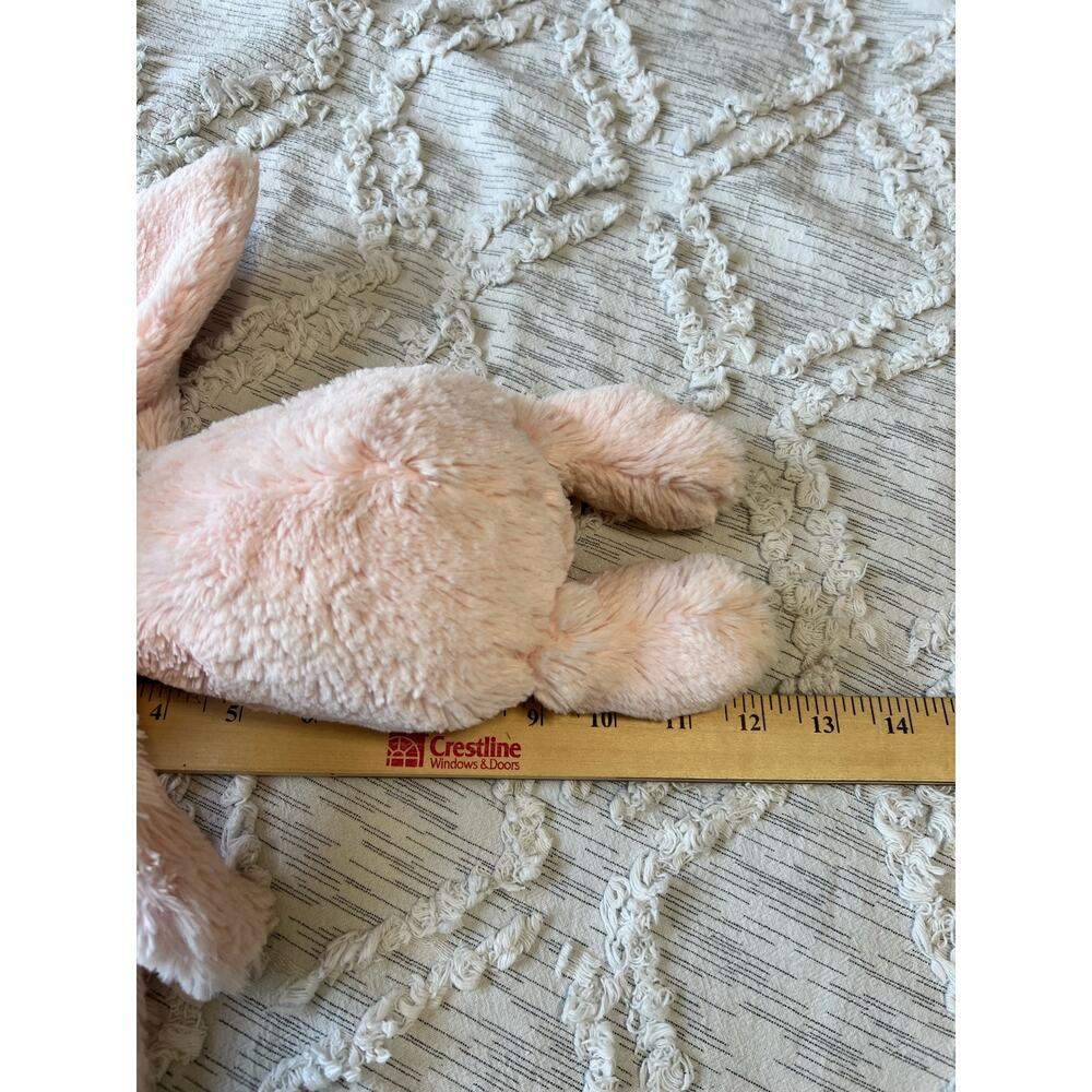 Jellycat Bashful Pink Bunny Rabbit Chime Jingle Rattle Baby Security Toy Plush - Picture 5 of 5
